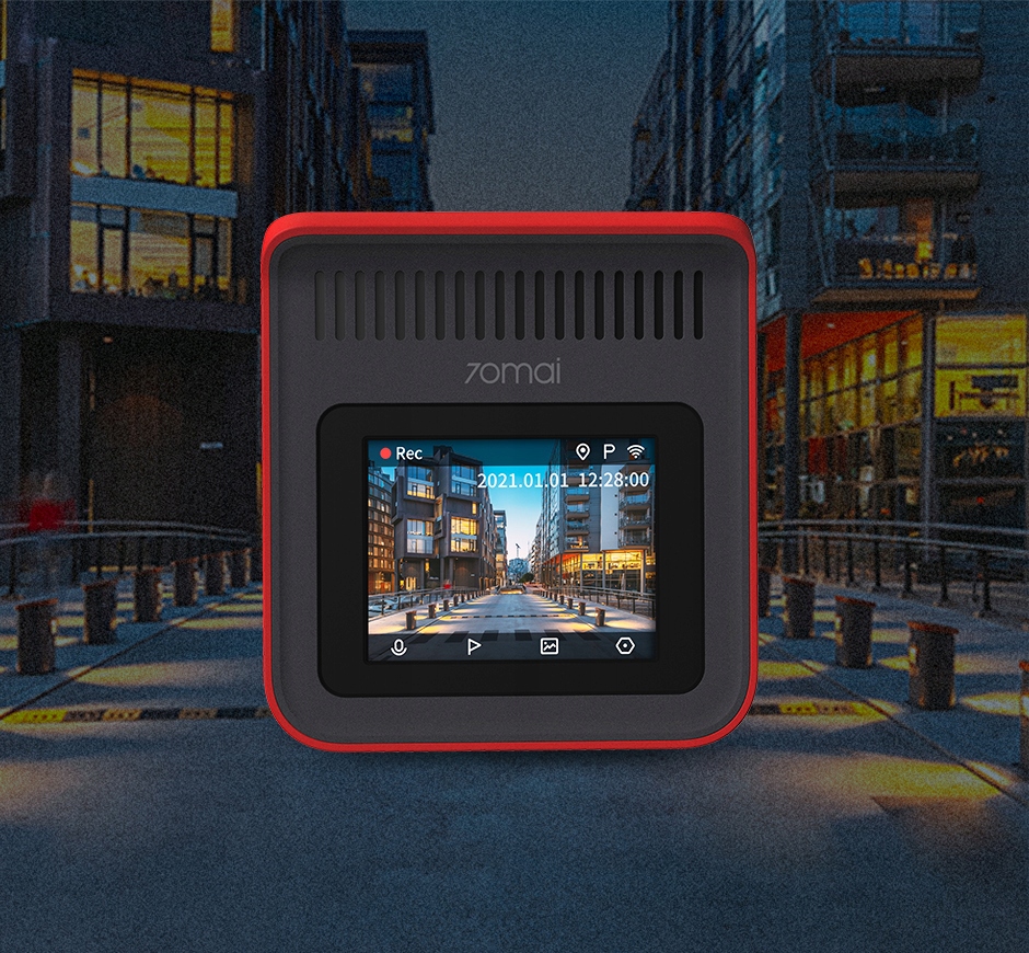 Kamera samochodowa 70mai A400 Red QHD 1440p 145° + oryginalna karta 64GB Kąt widzenia 145°