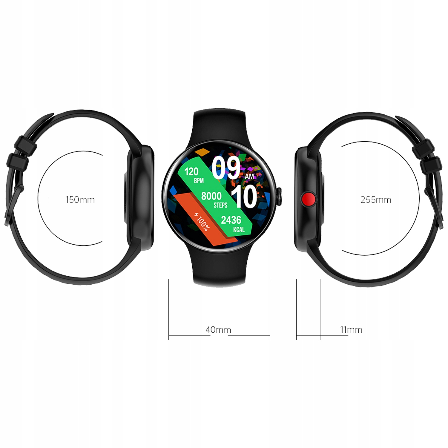 SMARTWATCH ZEGAREK DAMSKI POLSKIE MENU ROZMOWY SPORT AMOLED SMART WATCH Model inny
