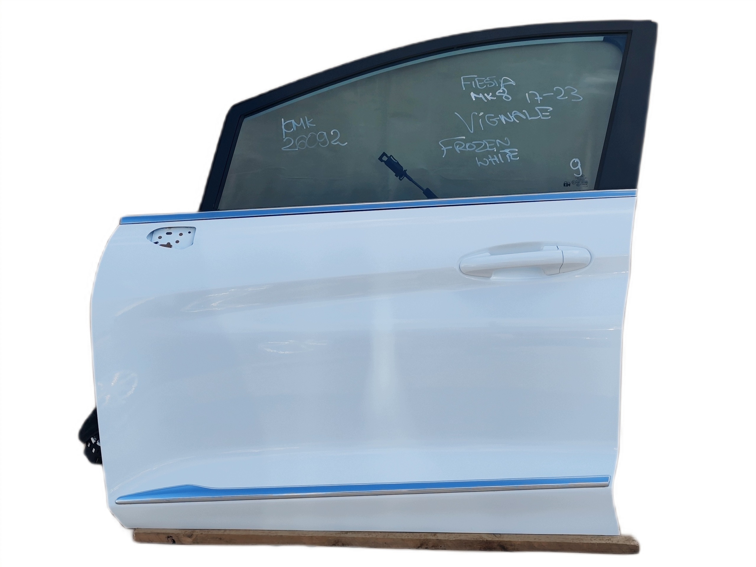 FORD FIESTA MK8 VIGNALE 2017-2023 door left front FROZEN WHITE