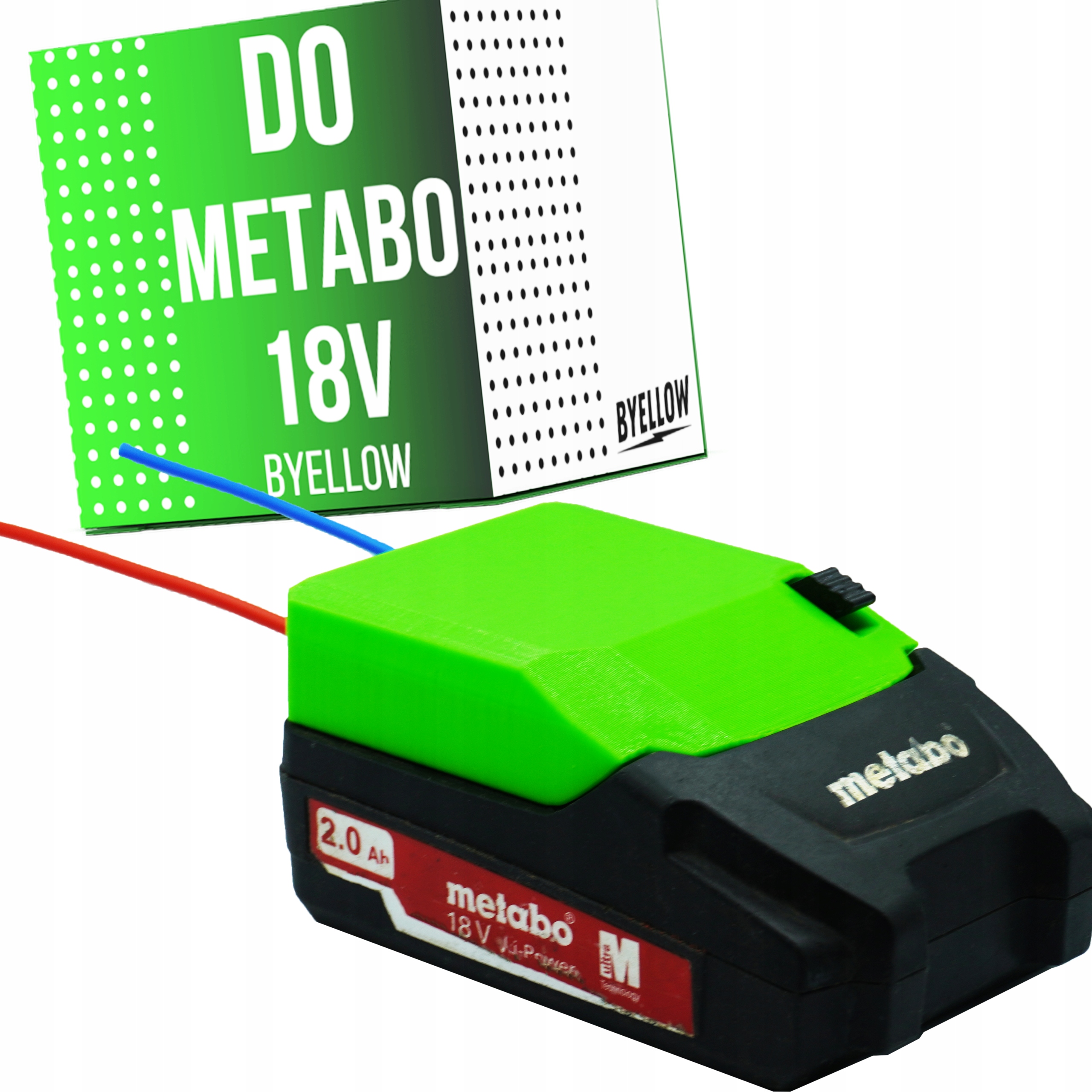 Adapter do baterii METABO 18V ZATRZASK