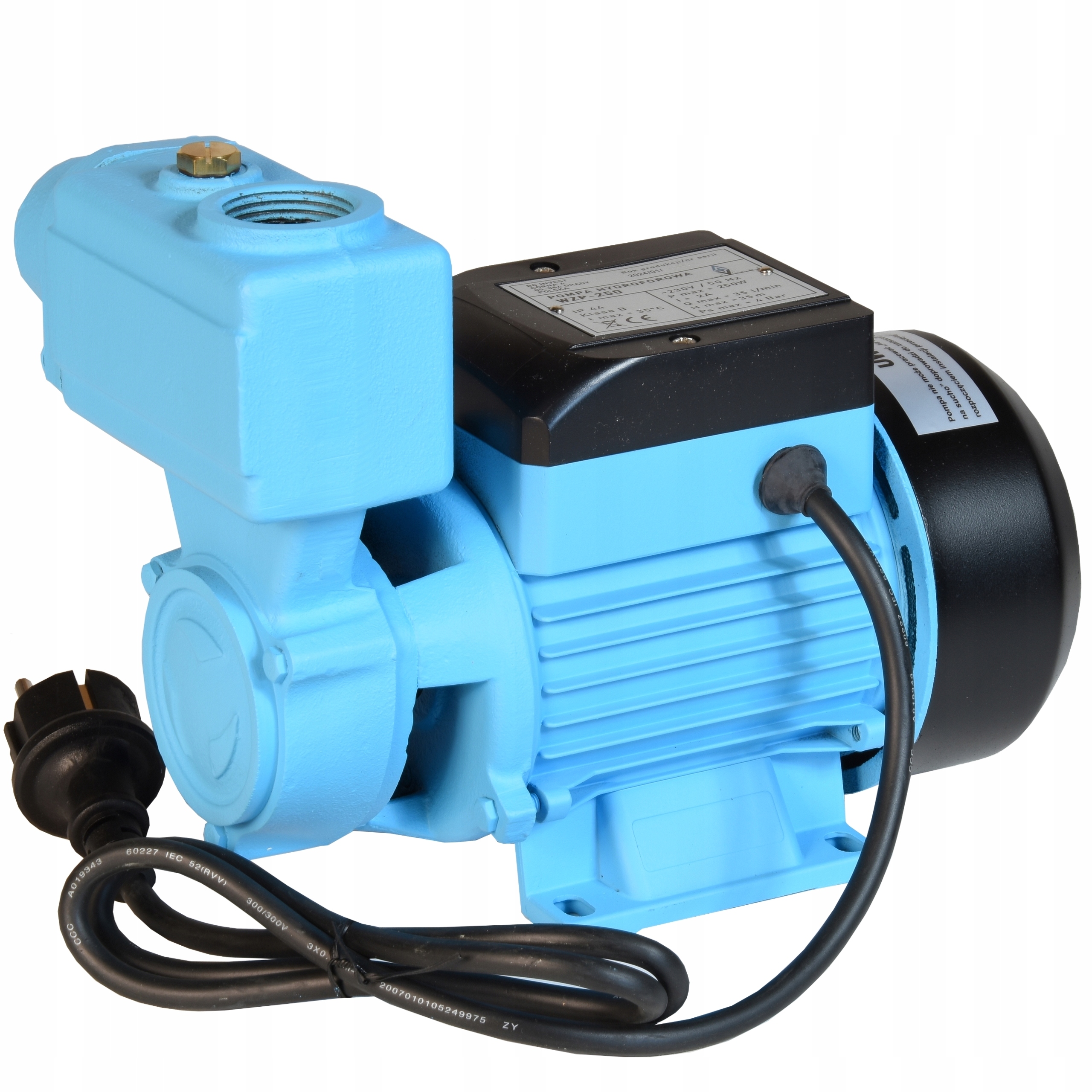 Čerpadlo Na Zavlažování Vody 250 W Hydroforové Vodní Čerpadlo 2100 L/h Zahradní Tiché