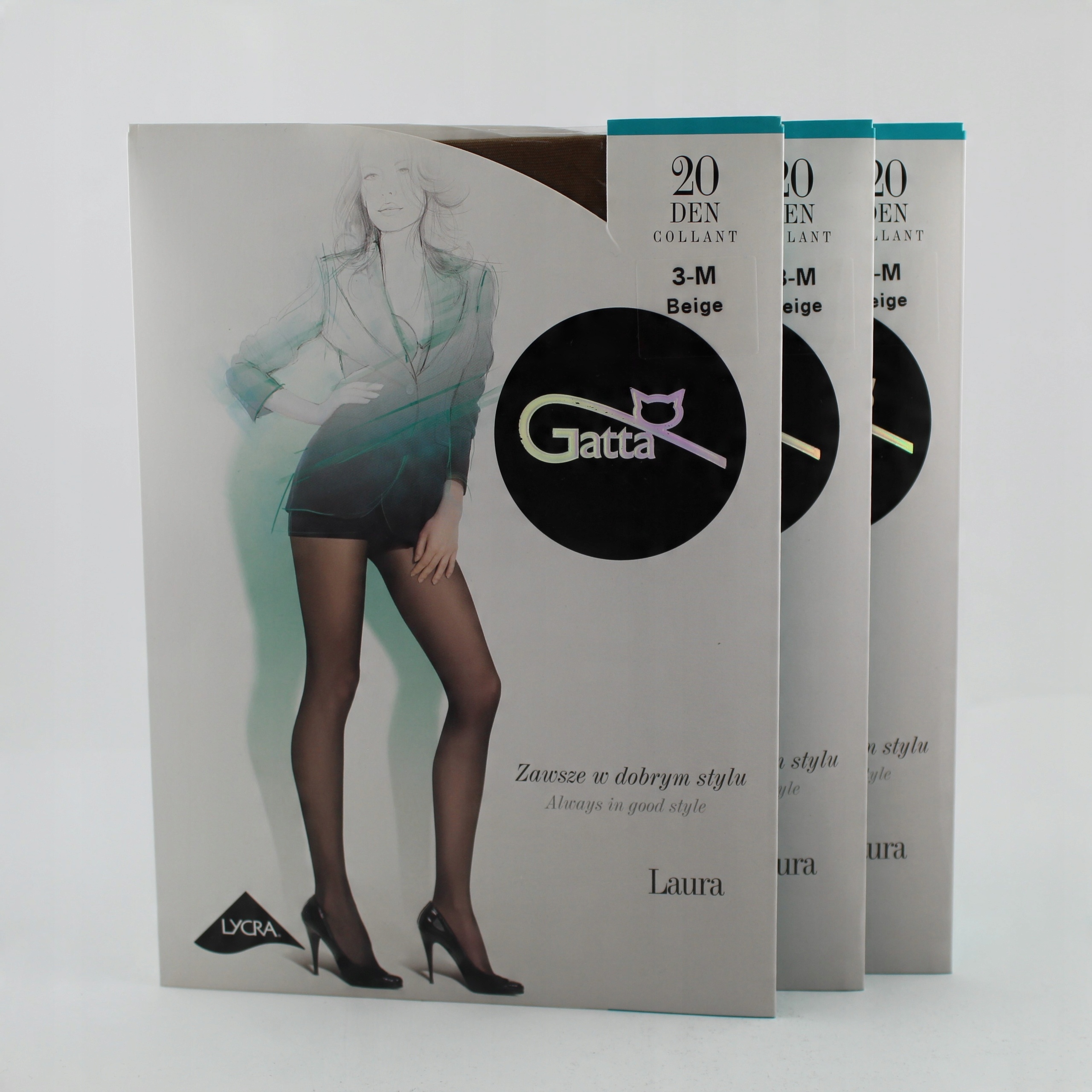 

Rajstopy Gatta Laura 20 Den r. 4/L - 3 szt. beige