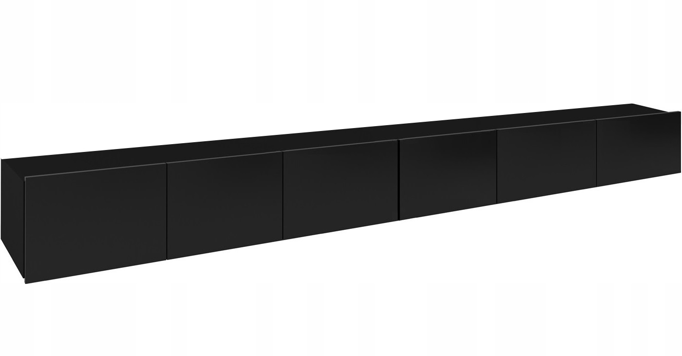 

stolik tv duży wiszący 300 szafka czarna Calabrini