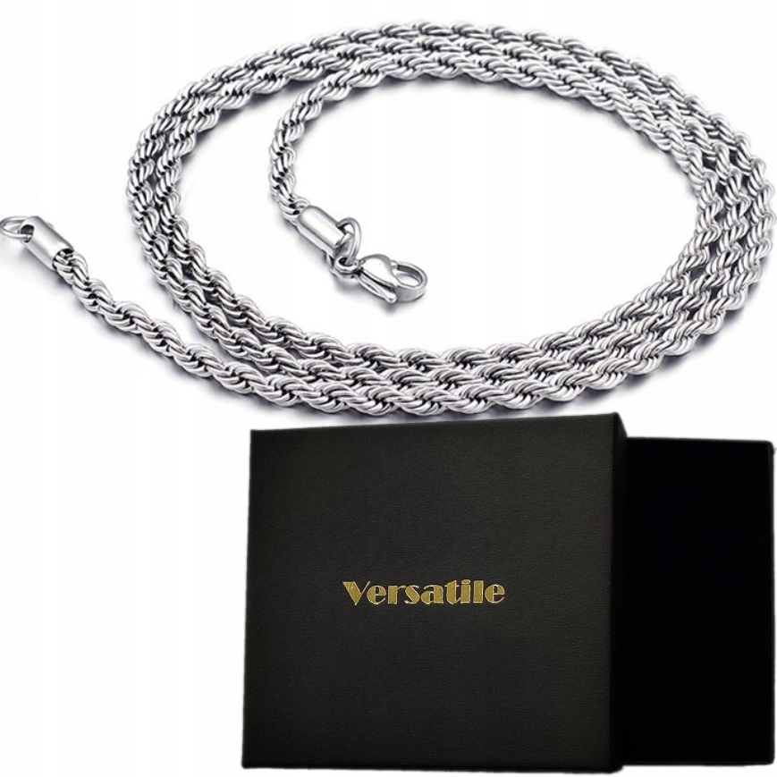 

Piękny stalowy łańcuszek męski, 50 cm Versatile