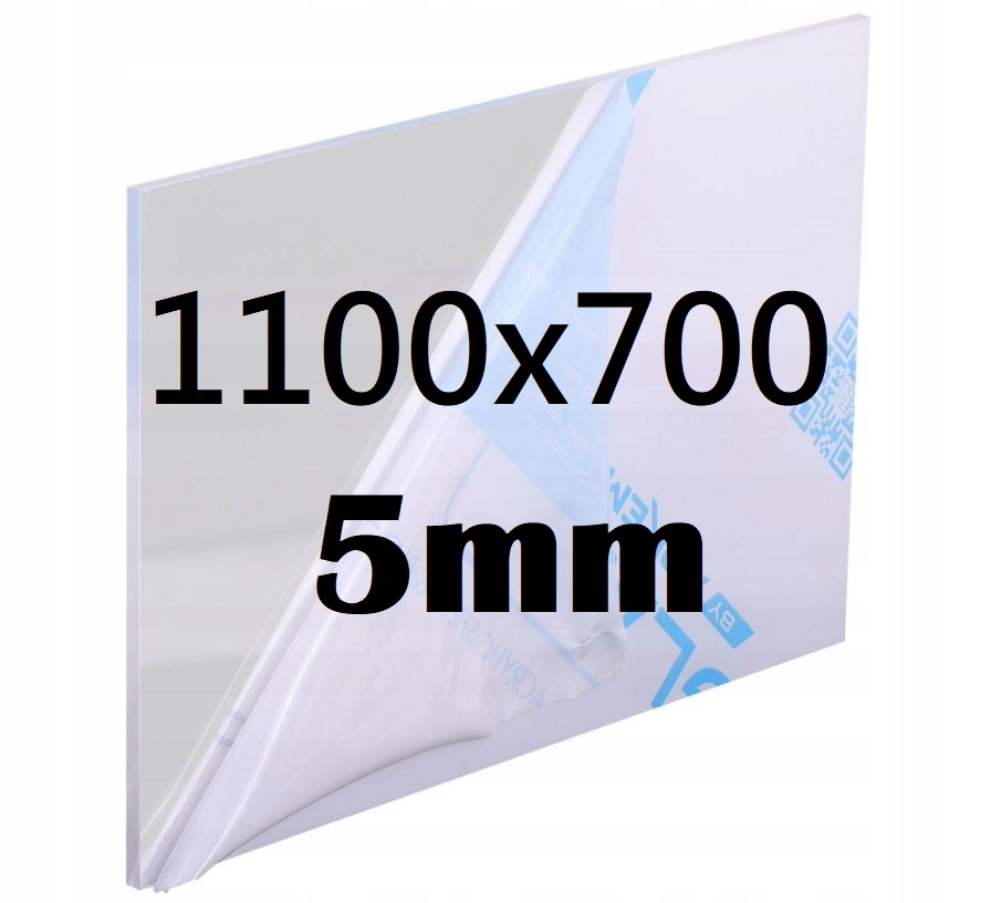 Plexi Plexi Plexi Plexa na míru 110 cm x 70 cm 5 mm Bezbarvá Deska