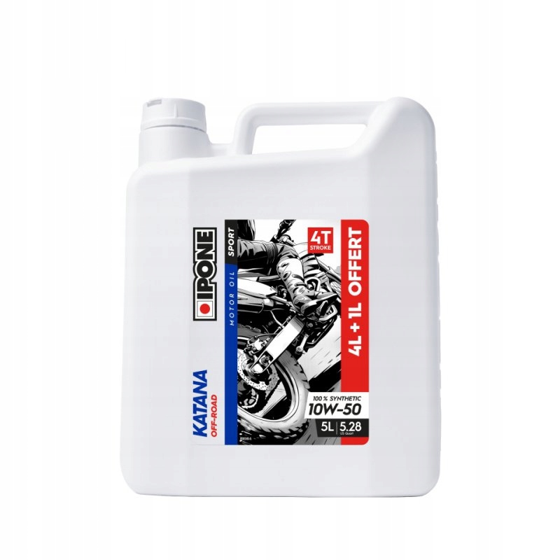 Ipone Katana Off Road 10V50 Motorový Olej 100 % Syntetický 5 L (ester, MA2)