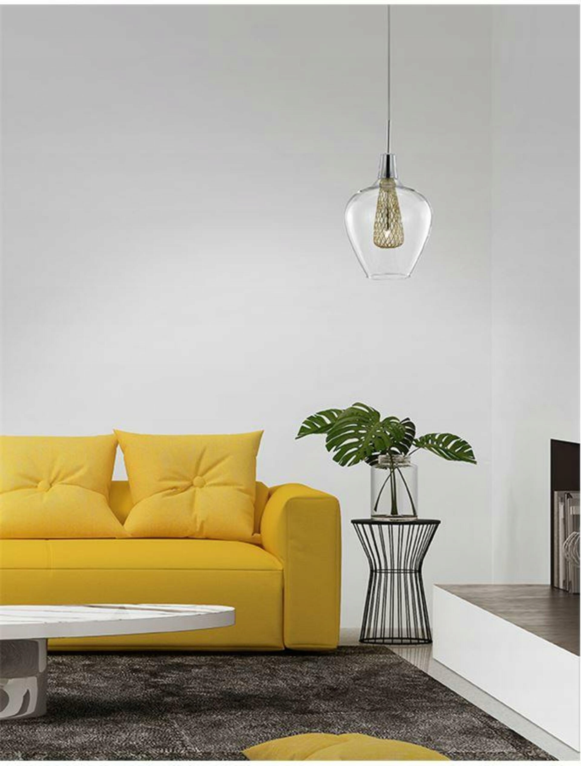 Nova Luce Nápadité závesné svietidlo Filo vo vintage štýle pr. 180 x 190 x