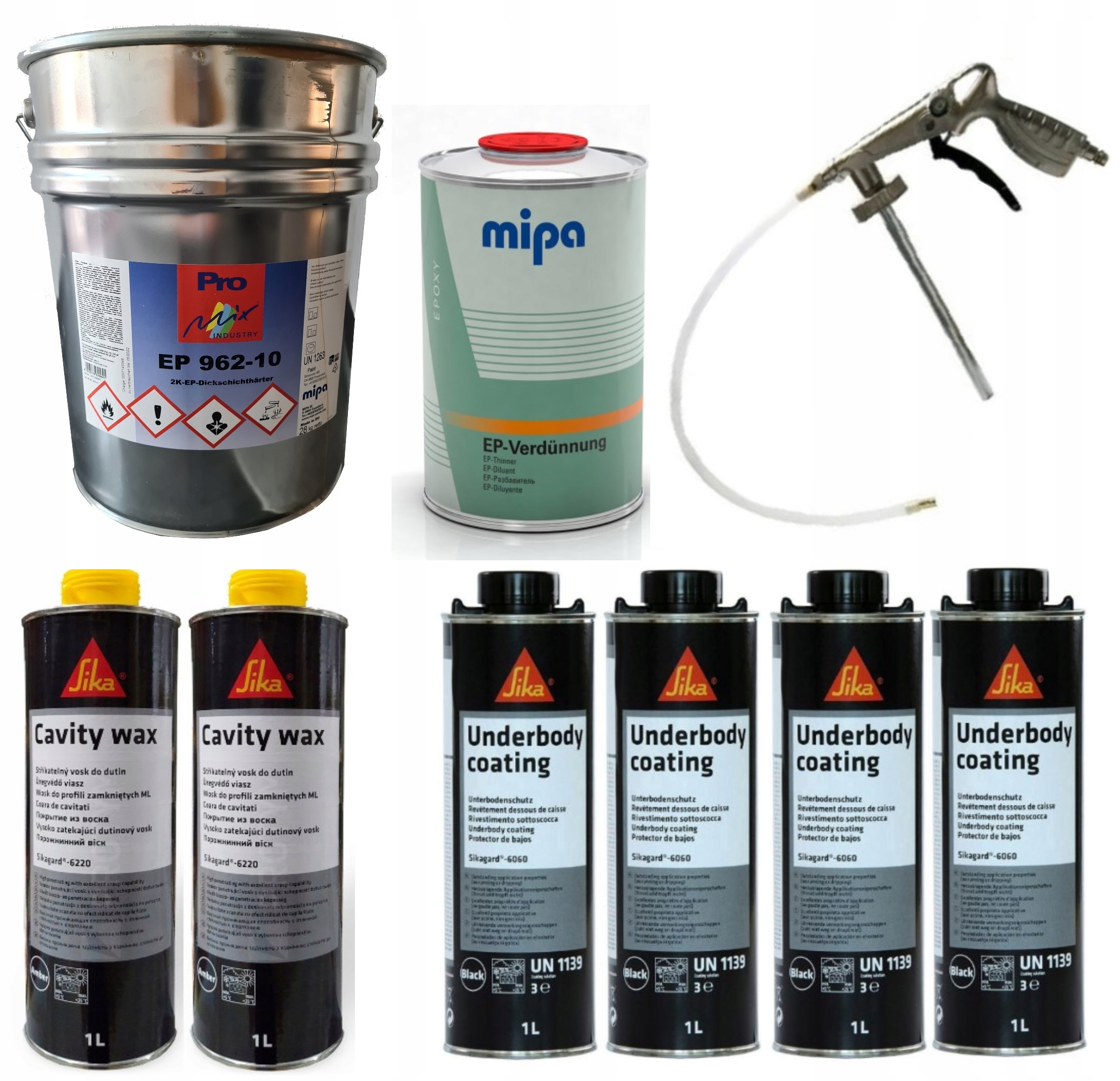 MEGA ZESTAW DO KONSERWACJI PODKLAD PROFILE SPOD