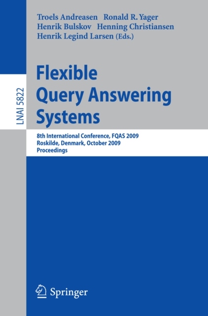 Flexible Query Answering Systems EBOOK Nośnik ebook