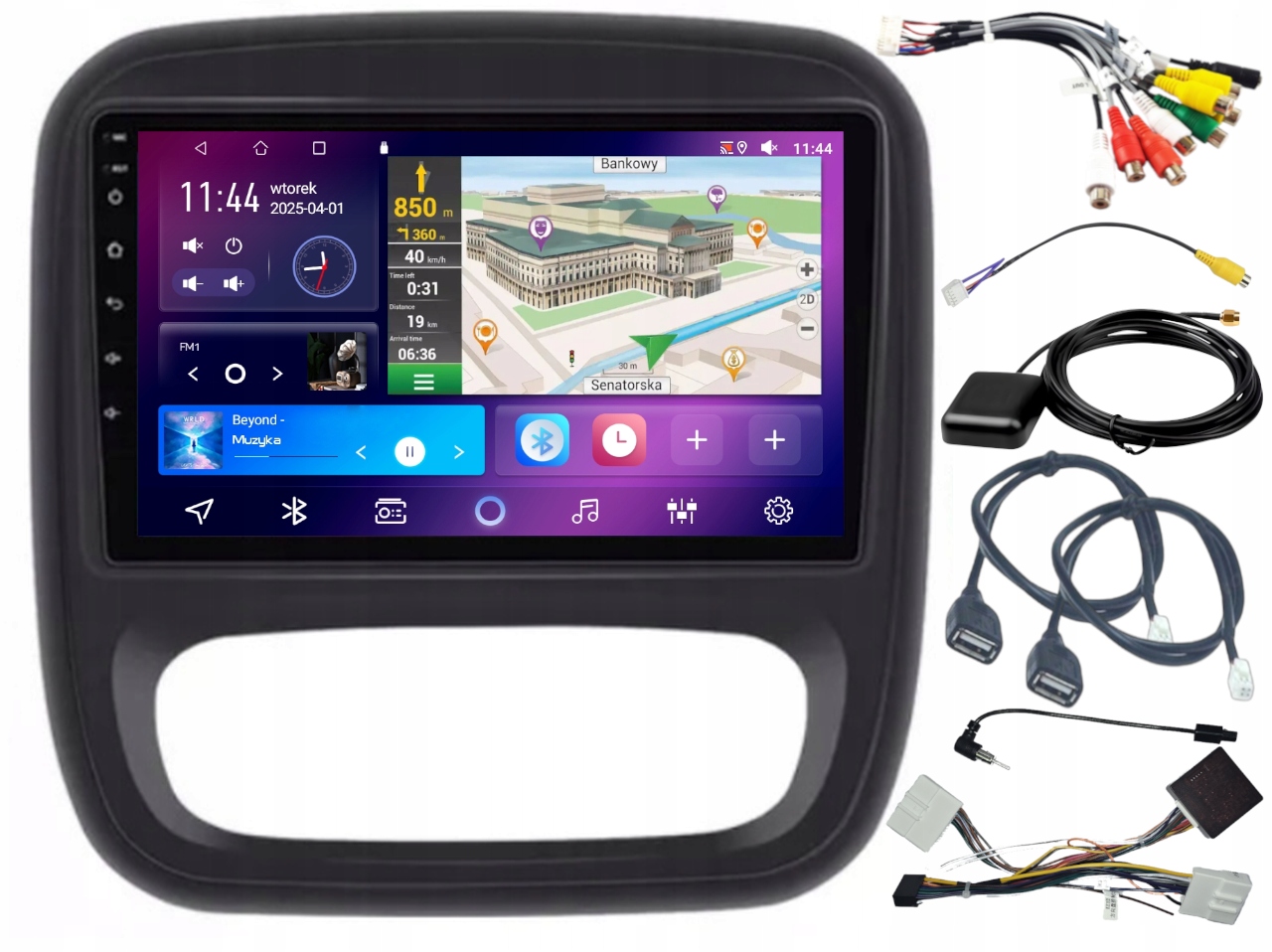Autorádio Renault Traffic 2014-2021 Wifi Bt Android 4GB 64GB