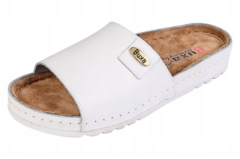 

Obuwie medyczne Klapki zdrowotne Buxa BZ115 biały