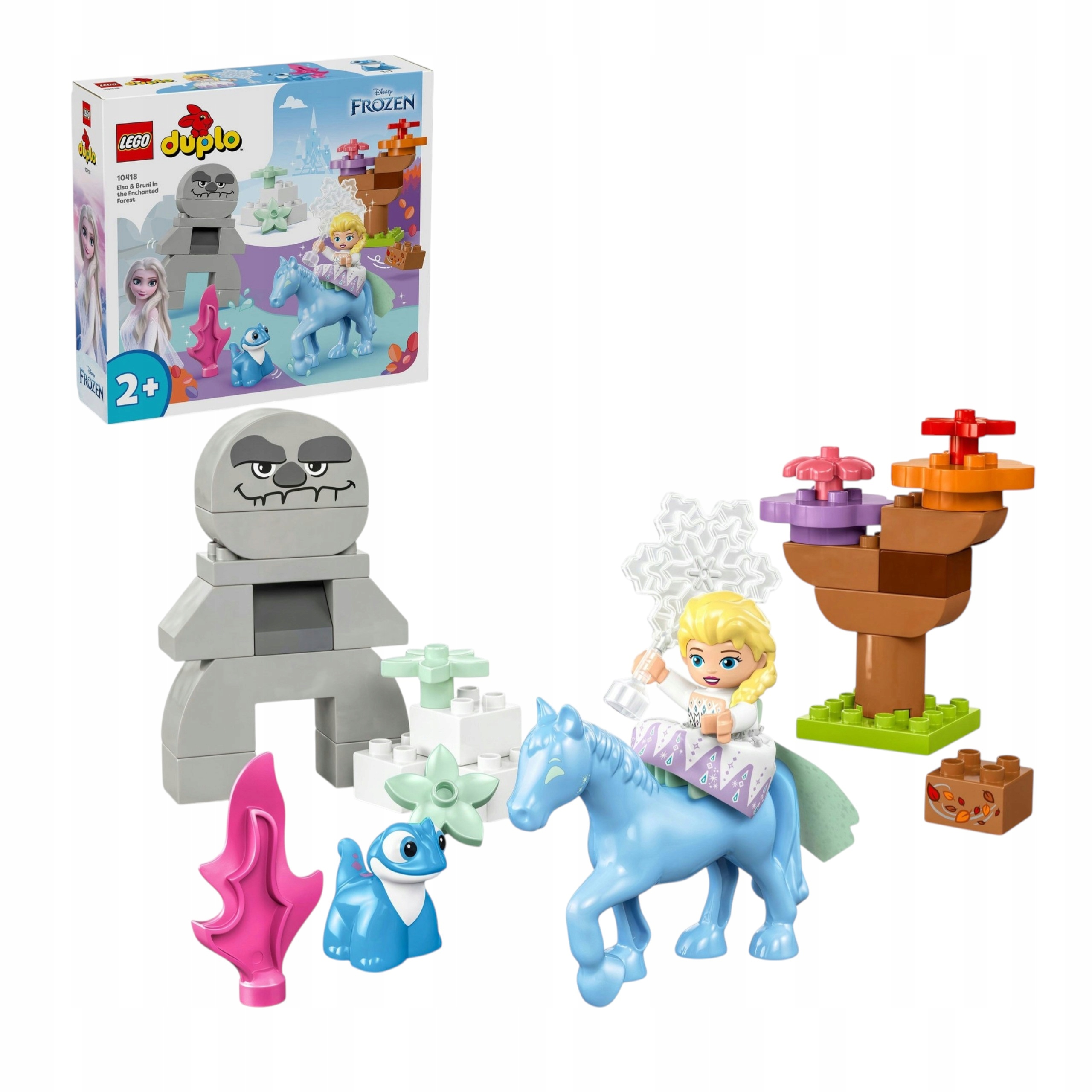 Ledové Království Lego Duplo 10418 Elza a Bruni v Začarovaném lese pro děti od 2 let
