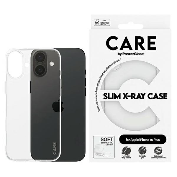 Pouzdro Care by PanzerGlass X-Ray Soft Basic Case pro iPhone 16 Plus 6.7"