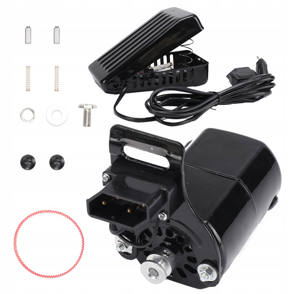 Motor Šicího Stroje Patka Pro Šití Pedál 180W Černá