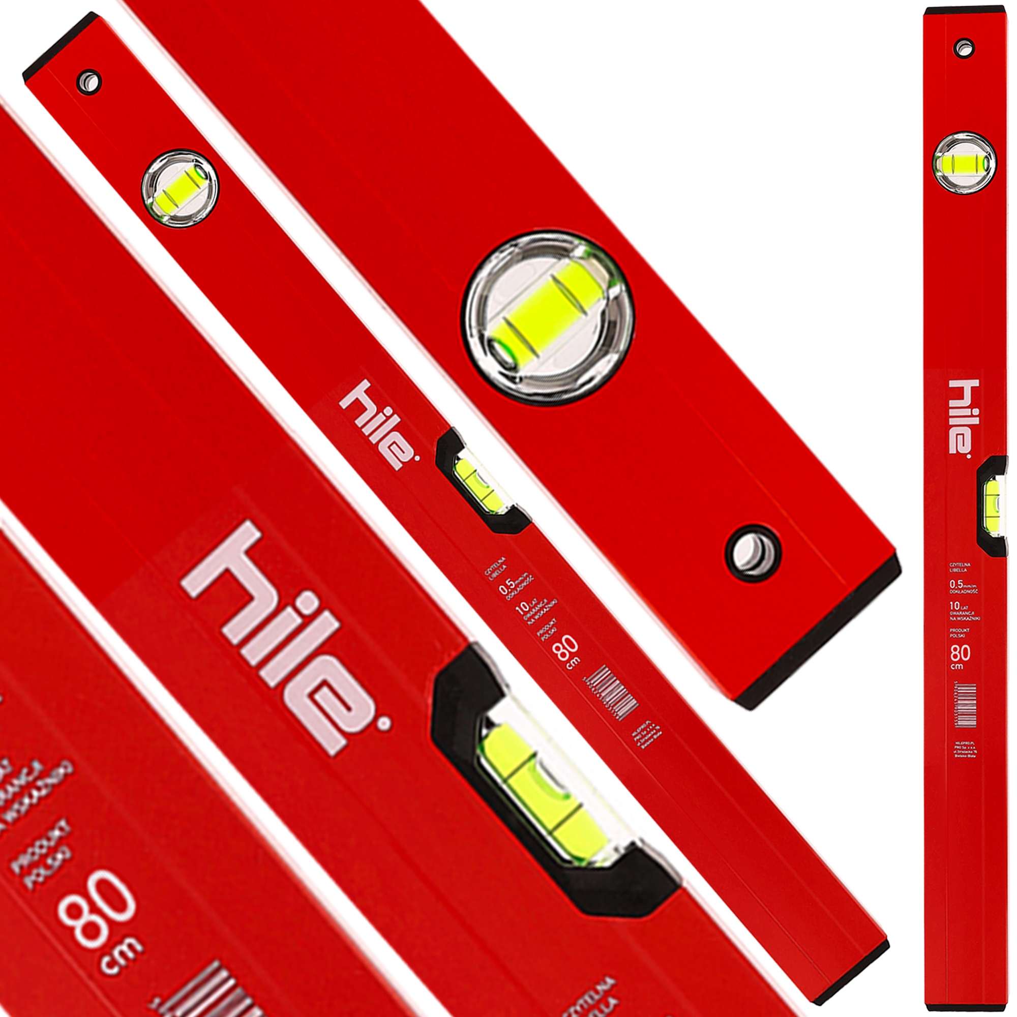 

Poziomica Poziomnica Waga Pro Hile 80cm Aluminiowa