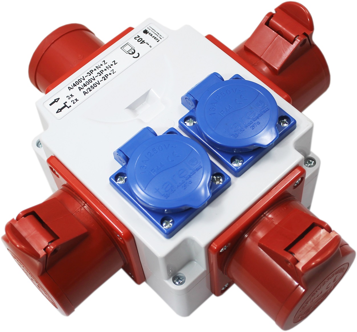 

Rozdzielacz Siłowy Rozgałęźnik 16A 250V IP44