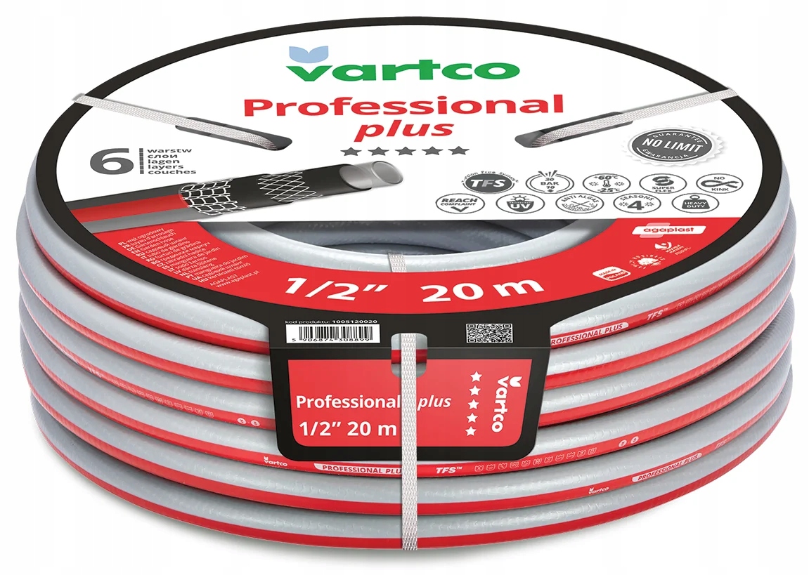 Wąż ogrodowy 3/4" 20m Professional Plus Agaplast 1005340020