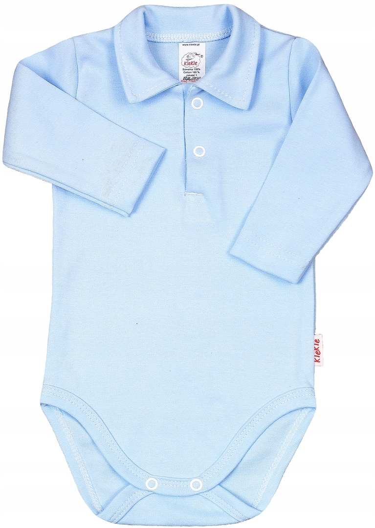 Body KOŁNIERZYK Polo Błękit r 80 KLEKLE