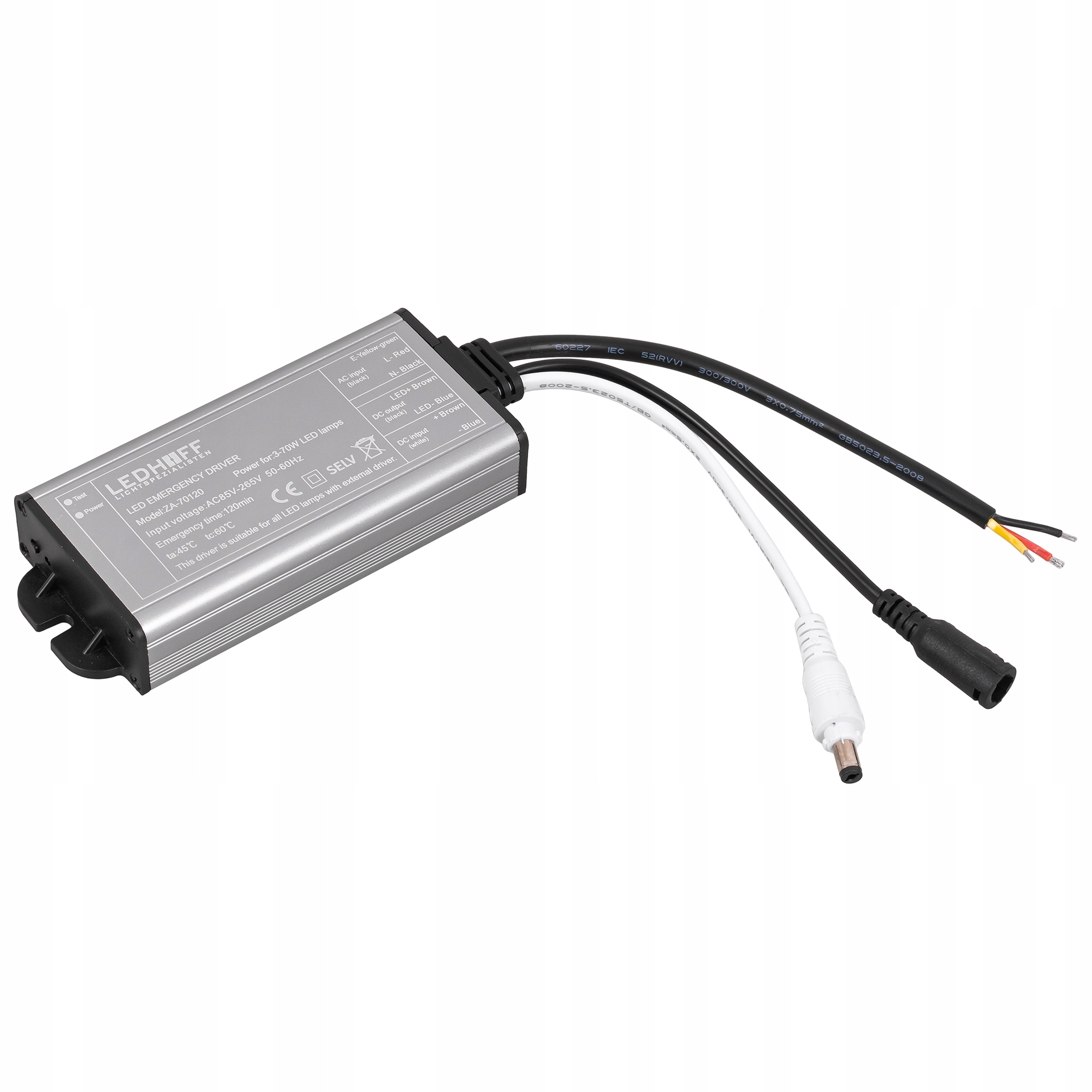 Nouzový Modul Svítidel Led Panelů 3-70W 2h do kanceláře záložní napájení