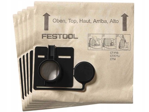 

Festool Worek Filtrujący Fis-ct 33/5 452971 5szt.