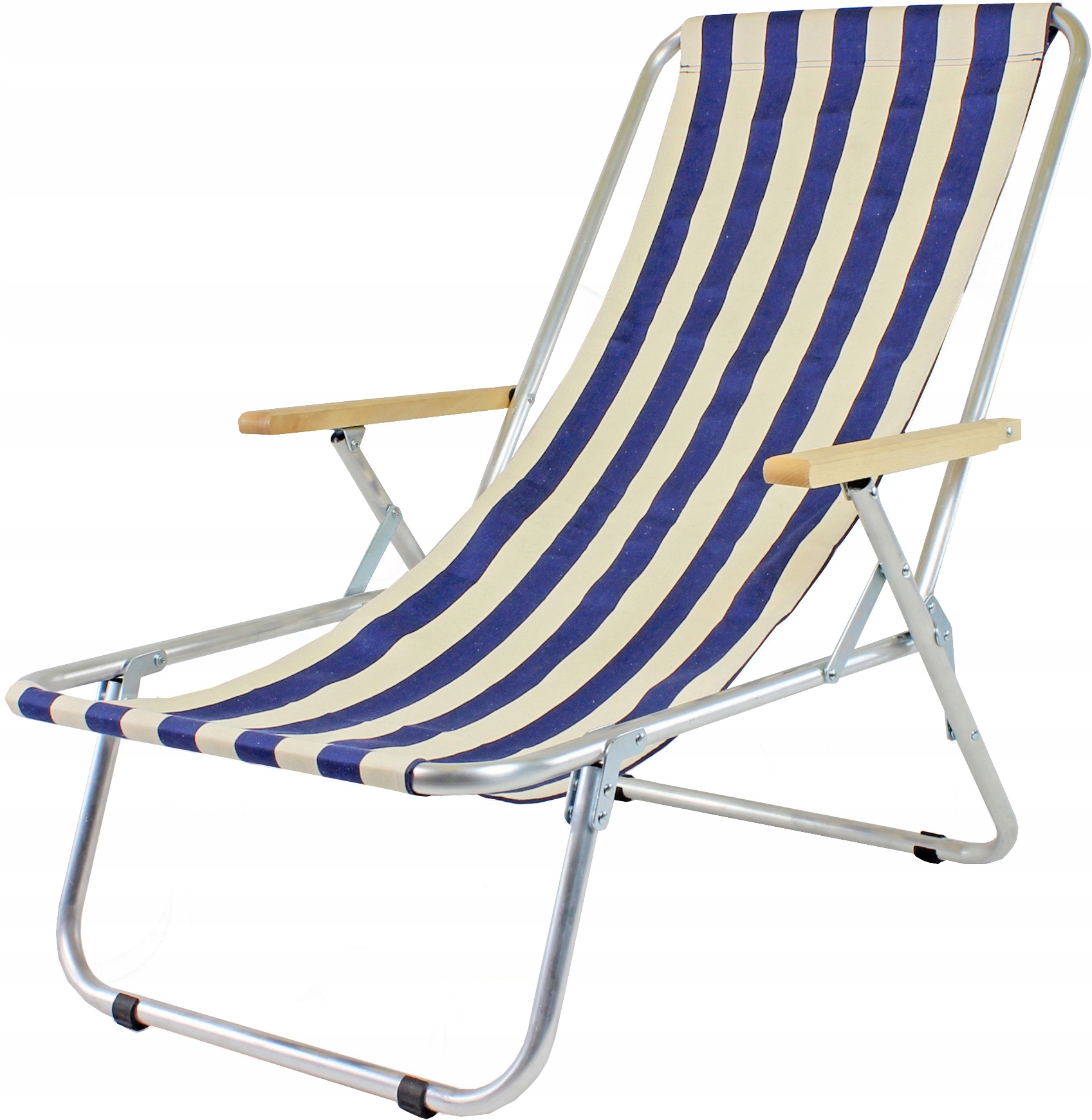 

Leżak plażowy składany, aluminiowy, lekki, 120 Kg