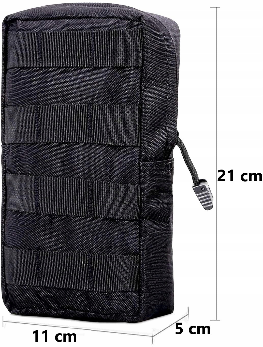 SASZETKA TAKTYCZNA ZASOBNIK WOJSKOWY MOLLE CZARNA Model WOJSKOWA