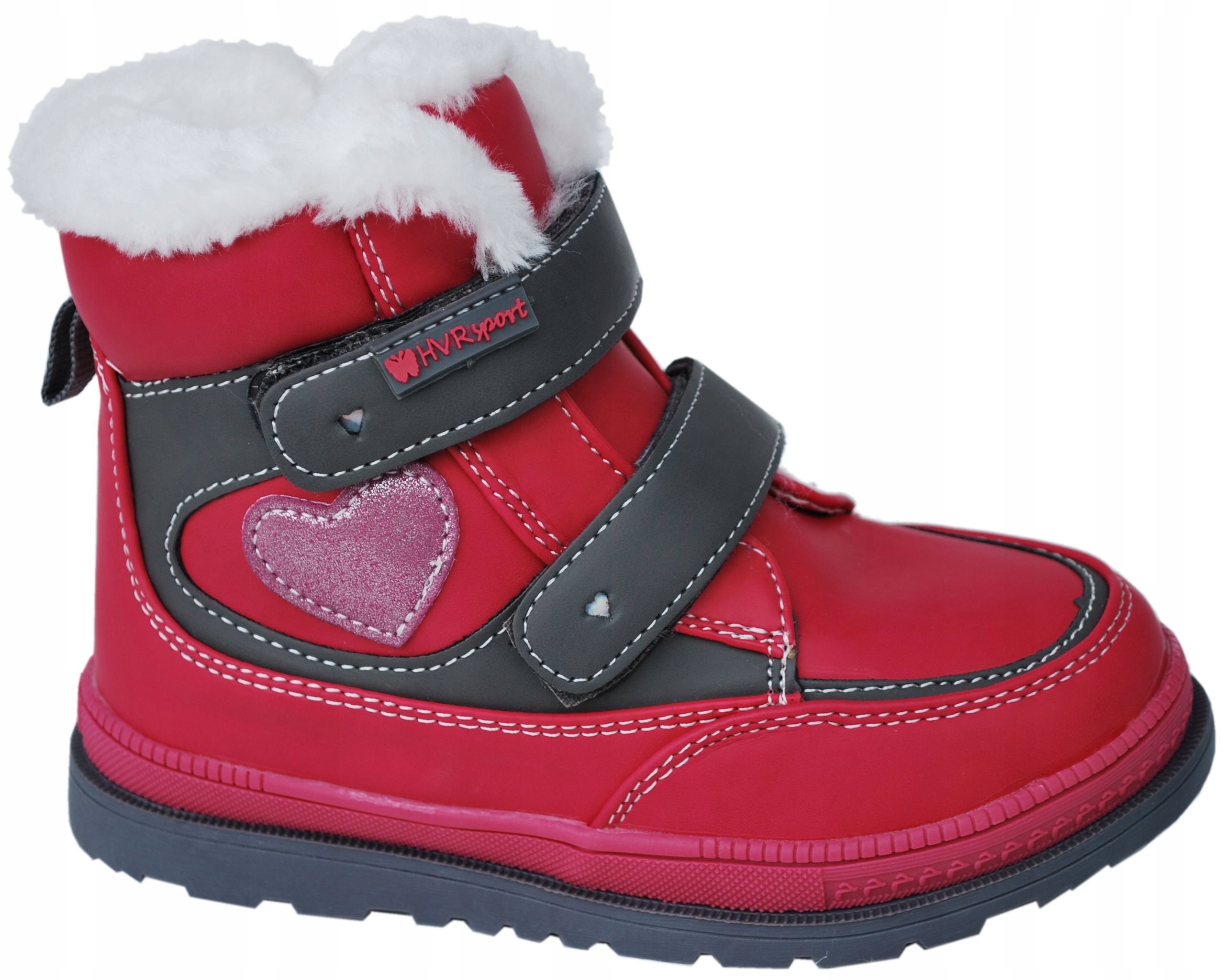 

Zimowe Kozaki Serce Na Suwak Futerko r.29 18cm