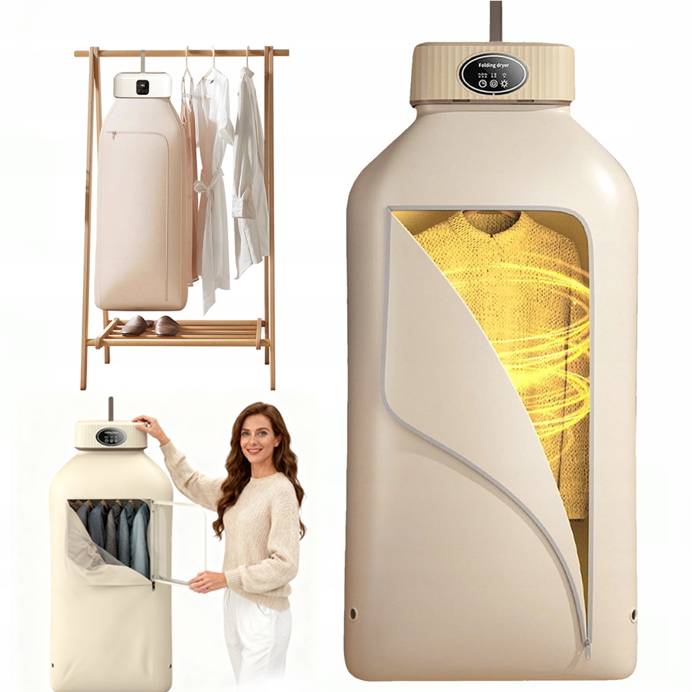 Levně Sušák S Funkcí Uv A Časovačem Pro Rychlé Sušení Oblečení