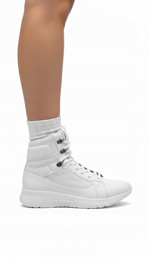 Runnerboss Bílá Sportovní Vysoká Prodyšná Obuv 39 J0B