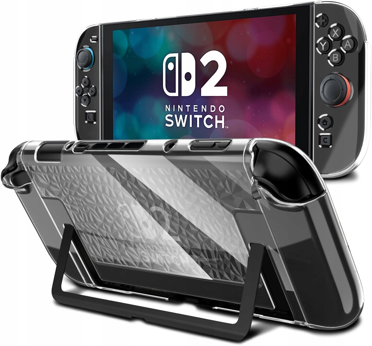 ETUI OCHRONNE SLIM TPU DO NINTENDO SWITCH 2 2025 ODPORNE NA WSTRZĄSY