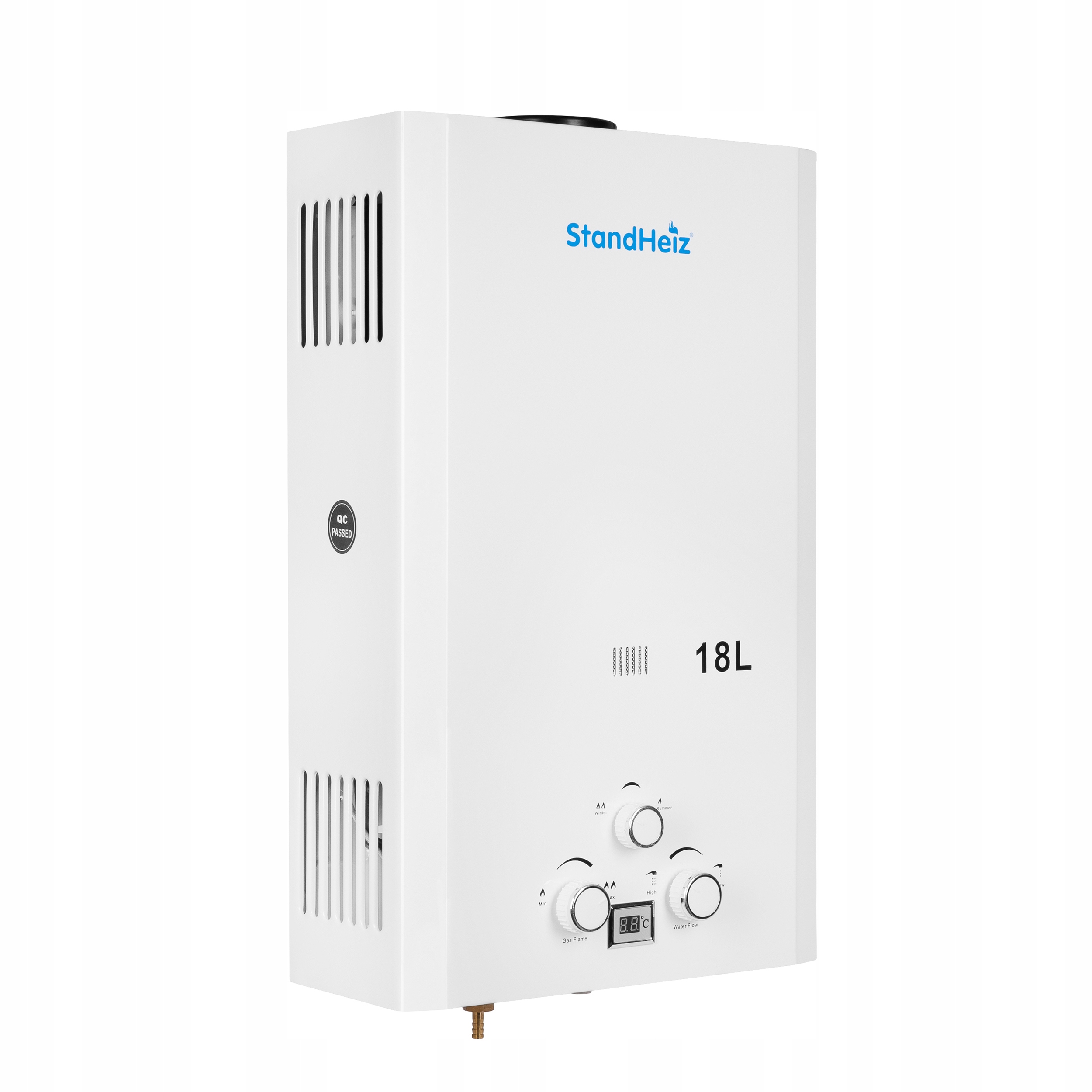Ohrievač Vody Plynový Prietokový Bojler Lpg 18L 36KW StandHeiz