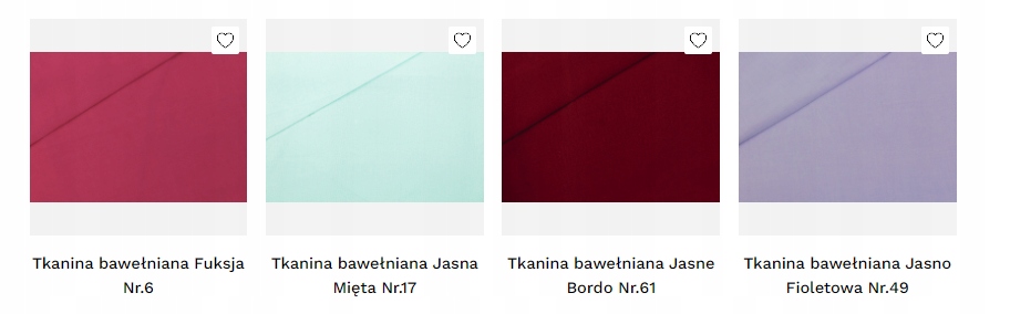 POSZEWKA JAŚIEK BAWEŁNA GŁADKA 40 KOLORÓW 50X90CM EAN (GTIN) 9973256843695