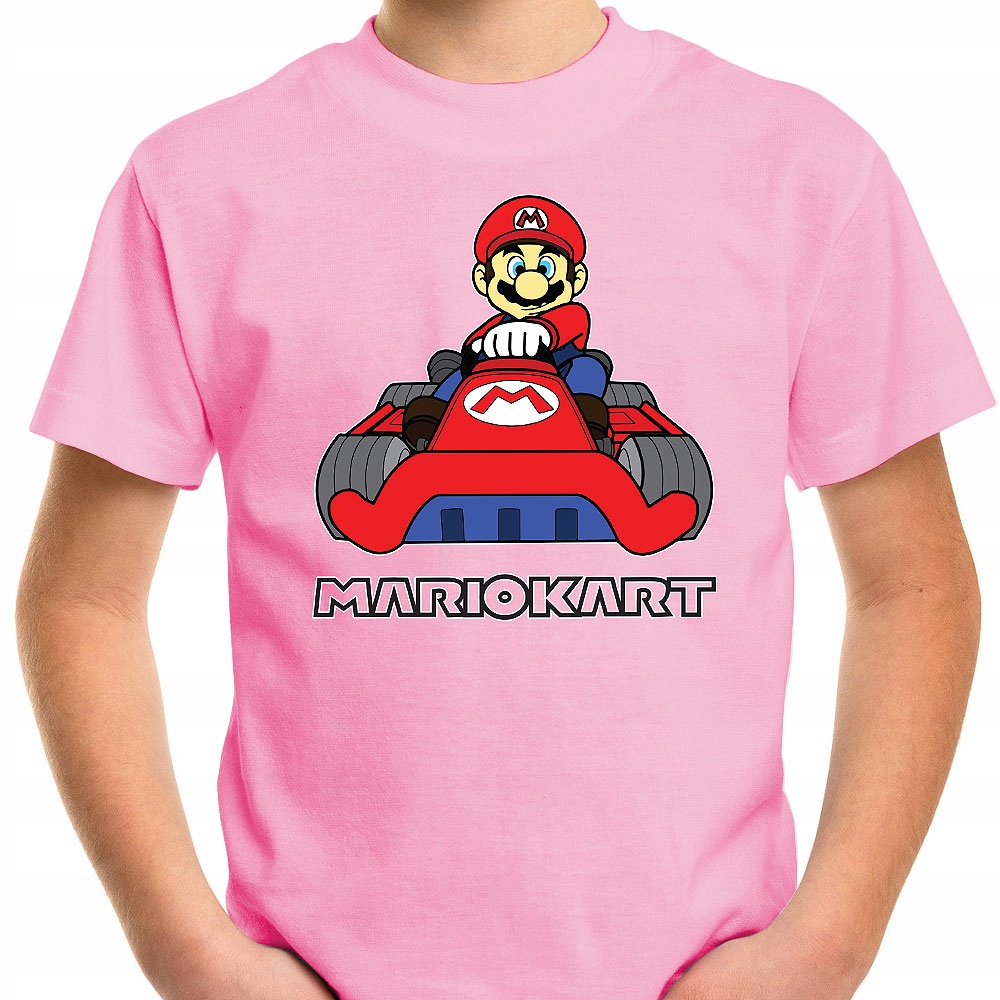 T-SHIRT KOSZULKA DLA DZIECKA MARIO KART 140 SUPER JAKOŚĆ