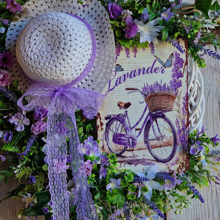 WIANEK KWIATOWY WIKLINOWY DEKORACJA DRZWI Marka inna