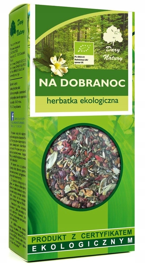 

Herbatka Na Dobranoc Bio 50 g Dary Natury Dary N