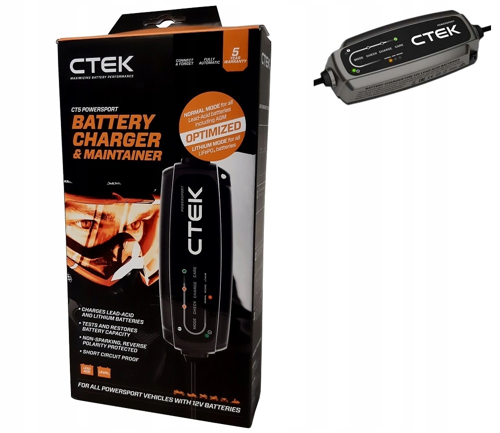 CTEK CT5 PowerStop Caricabatterie 12V 8 Fasi In Offerta - Foto 6