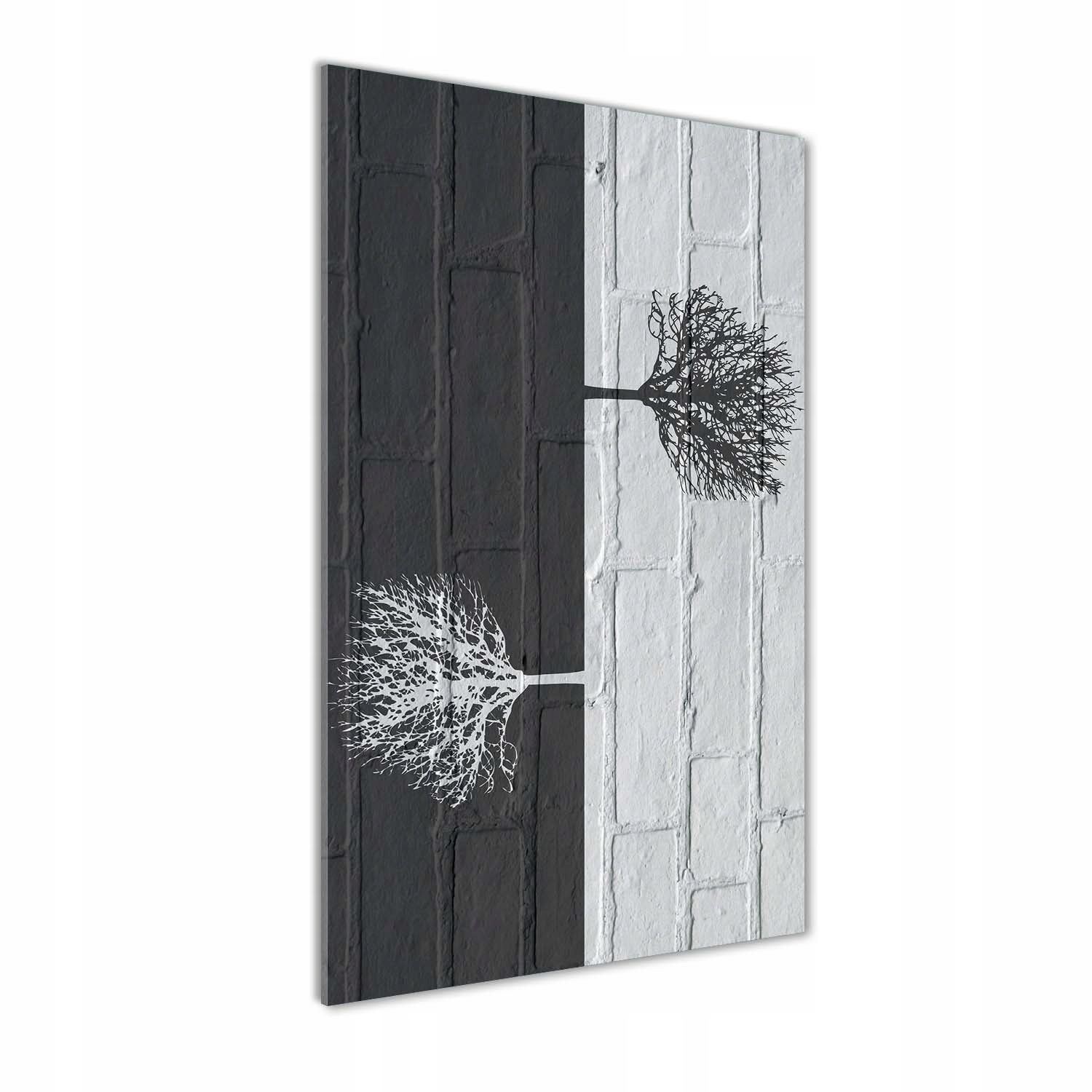 

Foto obraz szkło akrylowe Drzewa na murze 60x120cm