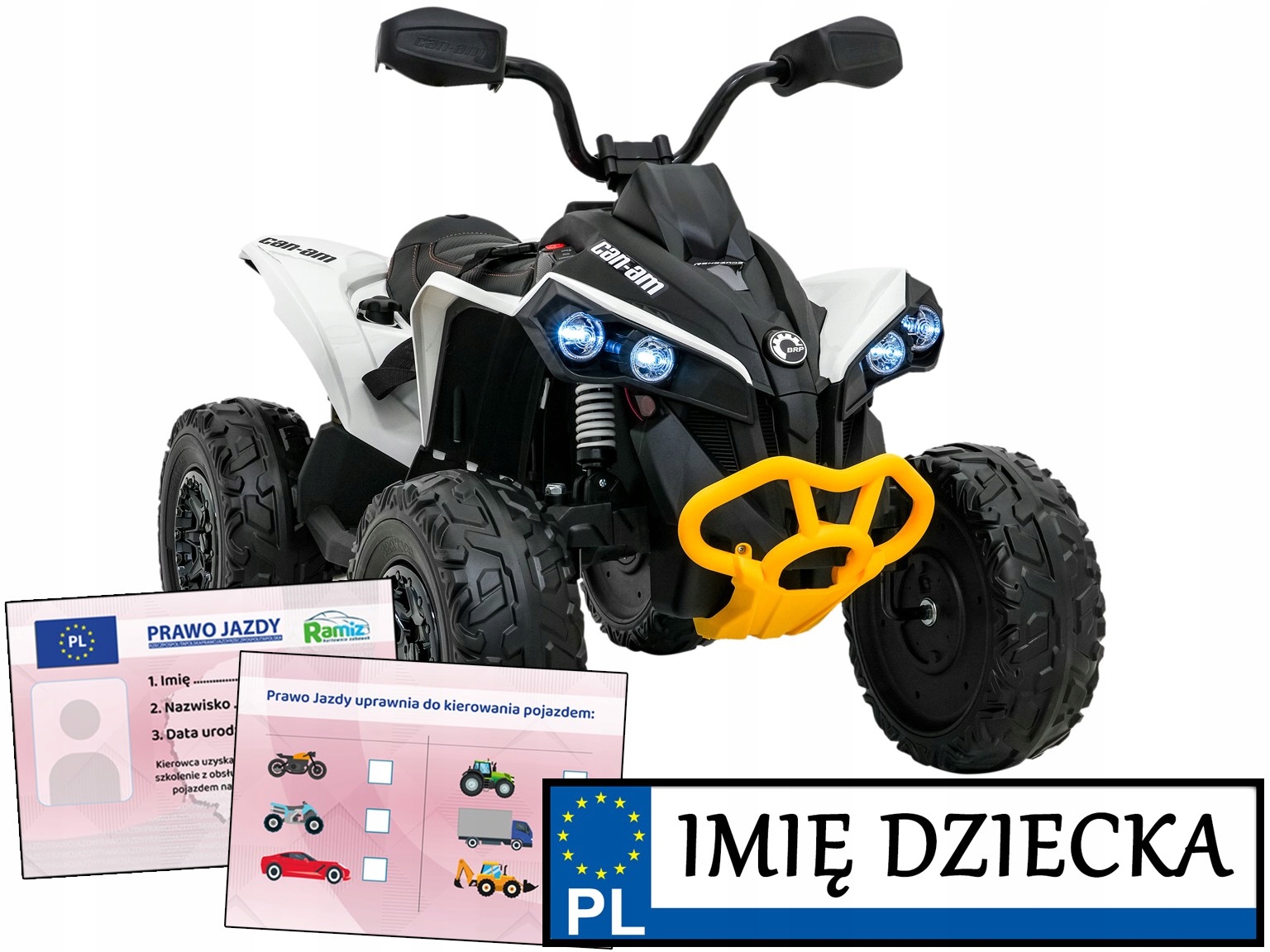 quad na akumulator Maverick Atv pojazd elektryczny dla dziewczynki