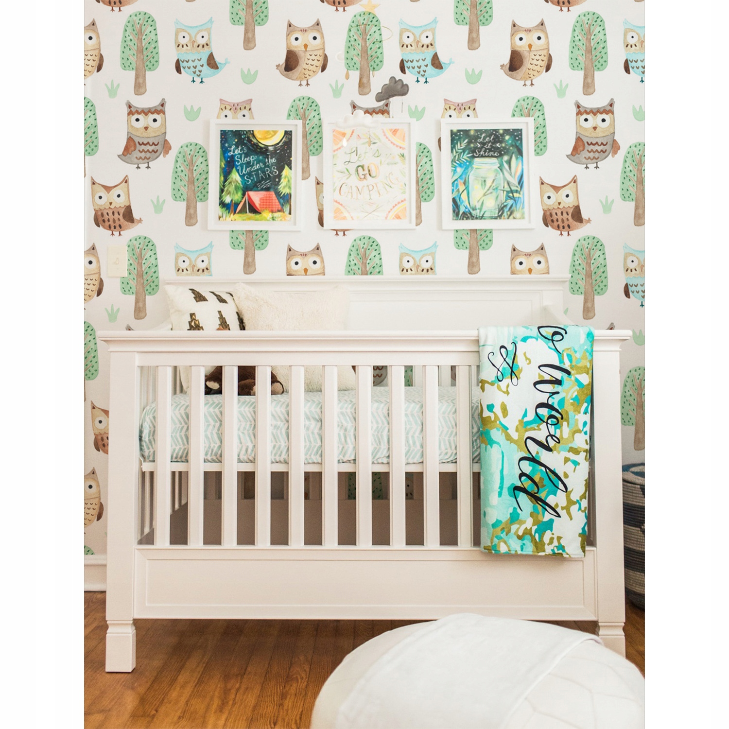 

Tapeta flizelinowa dla dzieci Sowy i las 250x104cm