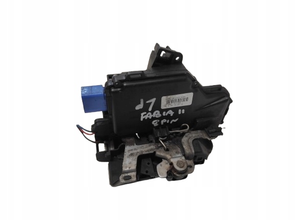 SKODA FABIA 2 II 07- ZAMEK LEWY PRZÓD 8PIN 3B1837015AR