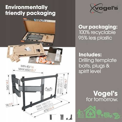 VOGEL'S Elite TVM 5645 TV Mount 40-77" 45kg VESA 600x400 — miniatura 3