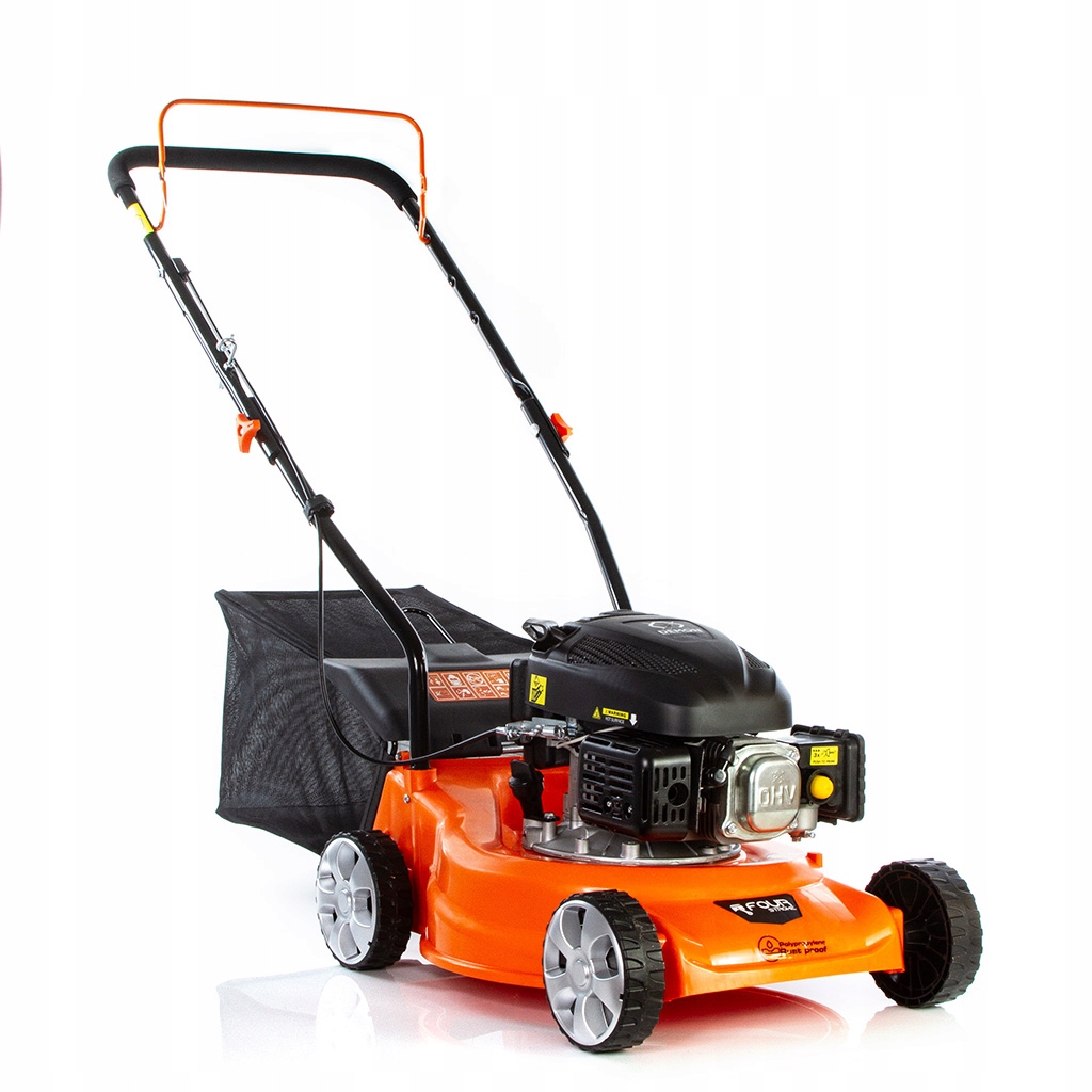 Benzínová kosačka Demon 40 cm 1,47 kW Bez Pohonu Kôš 40 litrov Lehká 2v1