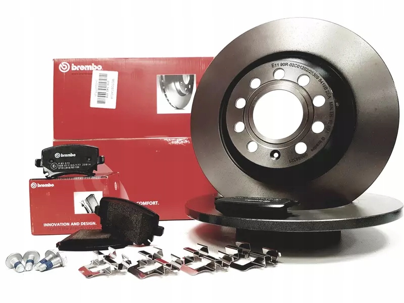 BREMBO TARCZE+KLOCKI TYŁ AUDI A6 C6 302MM Producent części Brembo