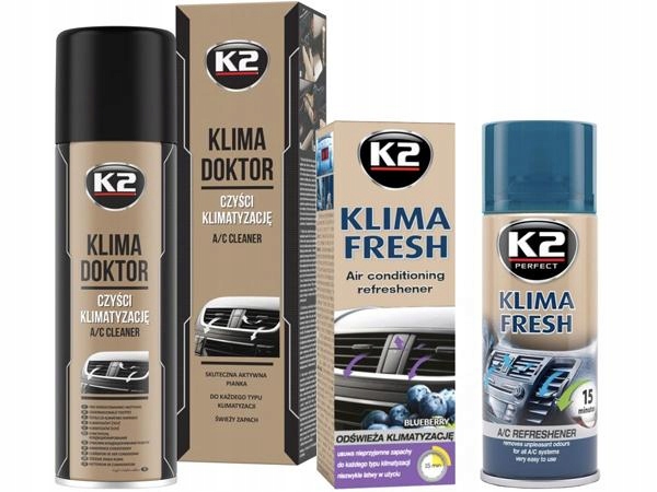 

K2 Zestaw Do Odgrzybiania Klimatyzacji Jagodowy