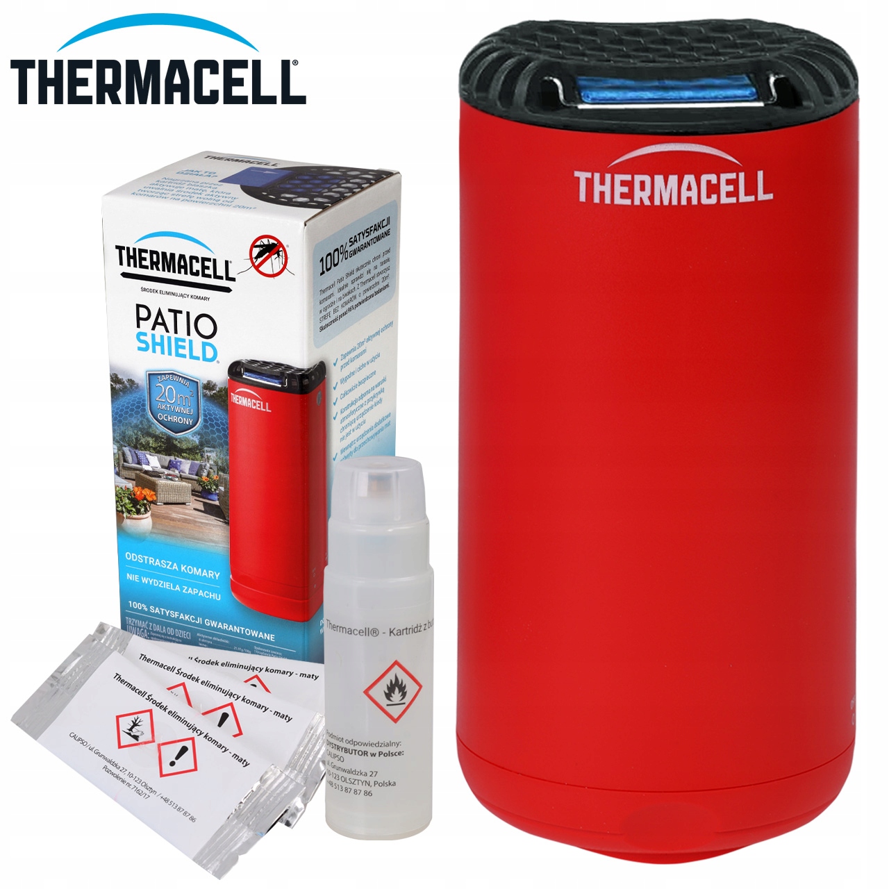THERMACELL PATIO SHIELD Na KOMARY ODSTRASZACZ Marka Thermacell