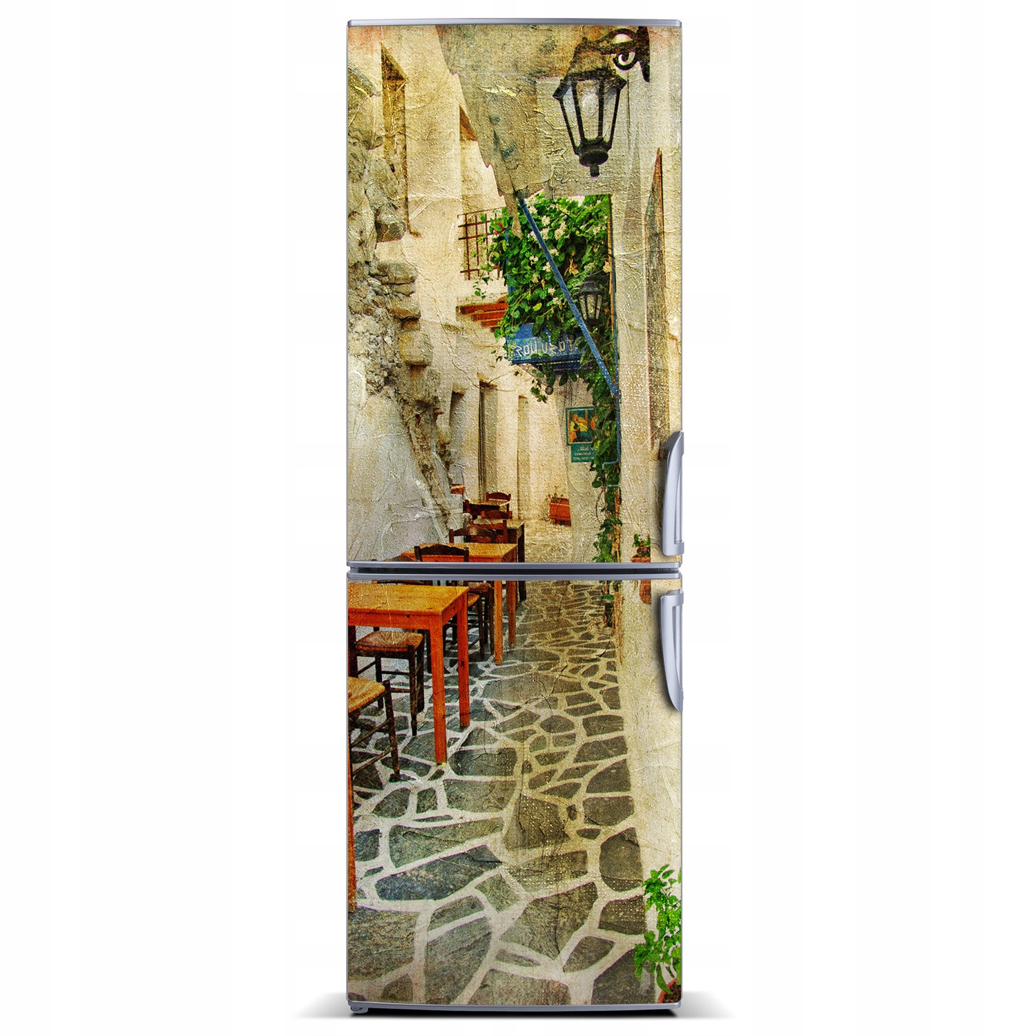 

Foto Magnes na lodówkę Greckie tawerny 60x180