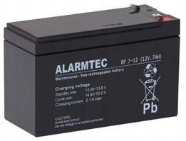 Akumulator Alarmtec serii Bp 12V 7Ah Bp 7-12