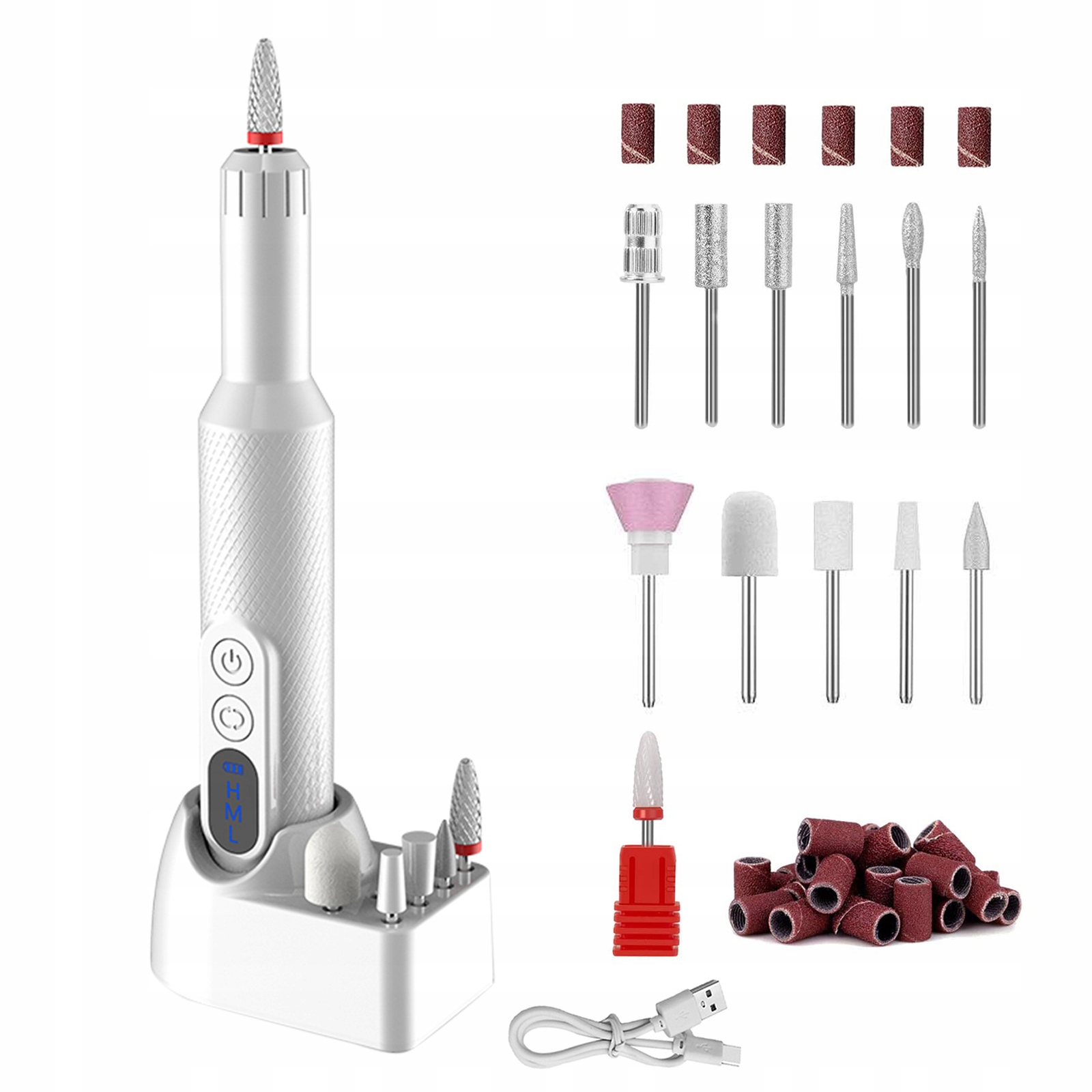 Přenosná Nabíjecí Frézka Na Nehty Pro Manikúru
