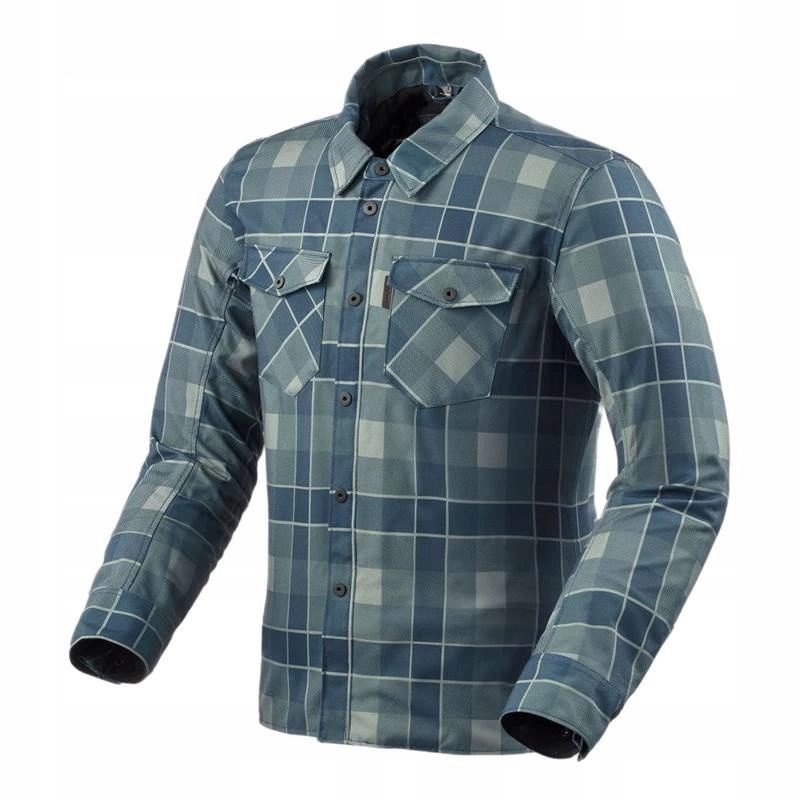 Motocyklová košeľa Revit Bison 2 H2O Dark Navy modrá