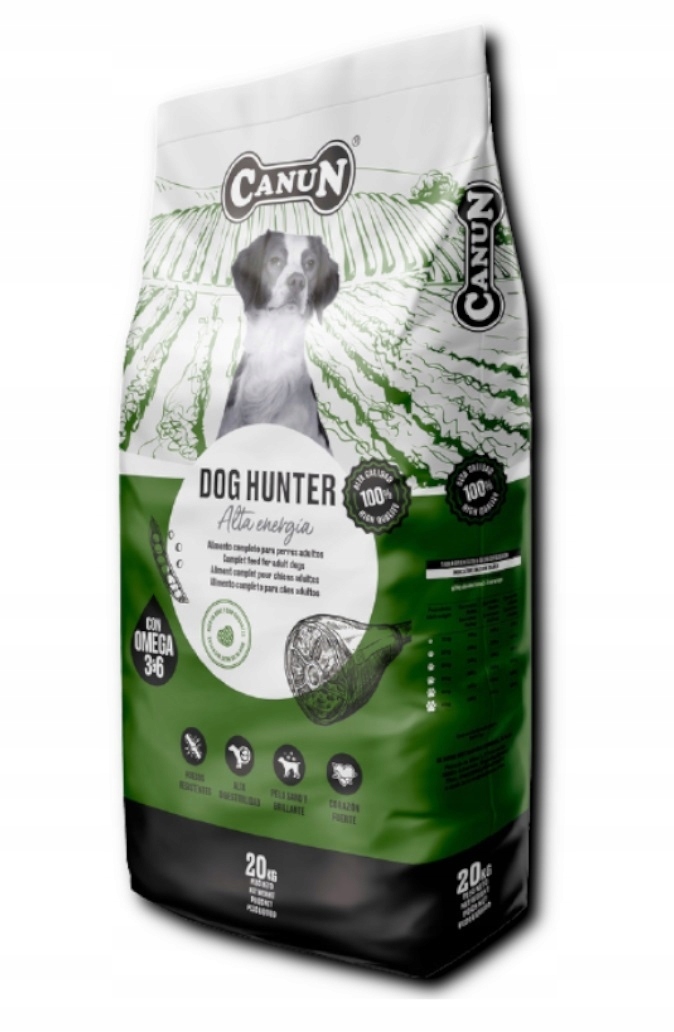 Canun Dog Hunter 20 kg krmivo pro aktivní psy